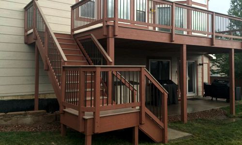 Project gallery of custom designed staircases in Woodland Park